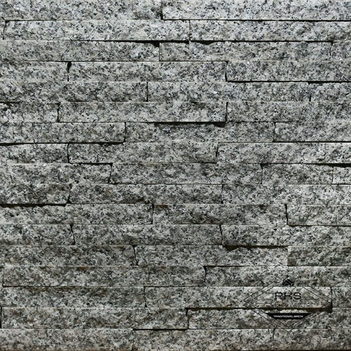 Фасадный камень Полоса - Гранит Белла Уайт в Москве